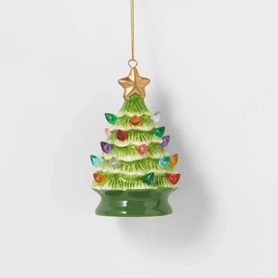 Lit Ceramic Retro Christmas Tree Ornament - Wondershop™ 5 Lit Ceramic Retro Christmas Tree Ornament - Wondershop™ - Image 3