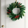20" Christmas Unlit Mixed Greenery Wreath Red Berries - Wondershop™ 2 20" Christmas Unlit Mixed Greenery Wreath Red Berries - Wondershop™ -Wondershop GUEST e230e47d a8f6 4b7d bedb fd4017614dfa 1