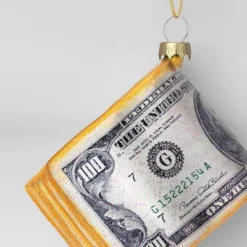 Christmas Glass Roll Of Bills Ornament - Wondershop™ -Wondershop GUEST e3e50a00 44d6 47dd a1c3 09736eb10df8