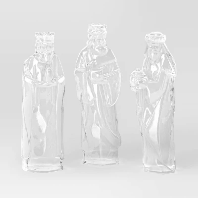 6pc Acrylic Christmas Nativity Scene Figurine Set - Wondershop™ 5 6pc Acrylic Christmas Nativity Scene Figurine Set - Wondershop™ - Image 3