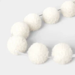 72" Christmas All White Poms Garland Ivory - Wondershop™ 5 72" Christmas All White Poms Garland Ivory - Wondershop™ -Wondershop GUEST e6c95e4e 7e03 4c4a 8a4f d937f8e089fe