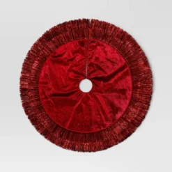 48" Christmas Tonal Tinsel Tree Skirt Red - Wondershop™ -Wondershop GUEST e6e1bfba f8bd 44be b2d2 8fd993ef2cb1