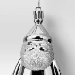 Christmas Silver Santa Ornament - Wondershop™ 5 Christmas Silver Santa Ornament - Wondershop™ -Wondershop GUEST eb12fda5 7fb4 4d13 a814 5617829dd867