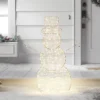 LED Champagne Metal Snowman Christmas Novelty Sculpture Light With White Color Light Bulb - Wondershop™