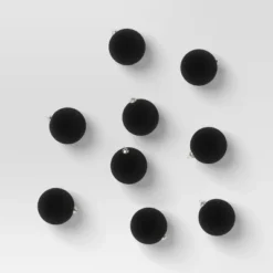 9ct 80mm Christmas Flocked Ball Ornament Set - Wondershop™ -Wondershop GUEST f74e5f94 b5e2 43fb 8249 7a2fe3728b85