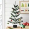 24" Unlit Flocked Indexed Mini Artificial Christmas Tree - Wondershop™ -Wondershop GUEST f9ae261f 412e 4375 9eb9 d1b943a831fe