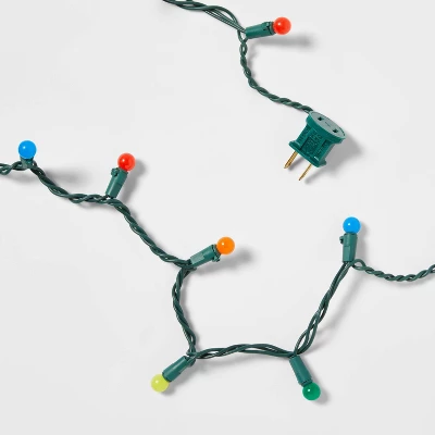 50ct LED Smooth Sphere Christmas String Lights With Green Wire - Wondershop™ 6 50ct LED Smooth Sphere Christmas String Lights With Green Wire - Wondershop™ - Image 4