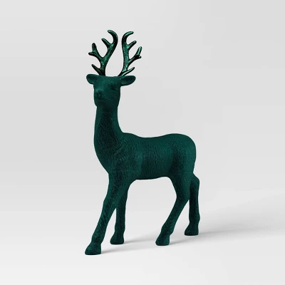 12" Christmas Flocked Standing Deer Decor - Wondershop™ 7 12" Christmas Flocked Standing Deer Decor - Wondershop™ - Image 5