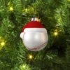 4" Christmas Glass Baseball With Hat Ornament - Wondershop™ 2 4" Christmas Glass Baseball With Hat Ornament - Wondershop™ -Wondershop GUEST fd80d675 3d2f 4e8e 8247 d119922ef5b8