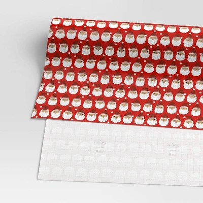 40” 125 Sq Ft Christmas Roll Wrap Medium Skin Tone Santa - Wondershop™ 4 40” 125 Sq Ft Christmas Roll Wrap Medium Skin Tone Santa - Wondershop™ - Image 2