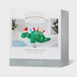 15" Incandescent Tinsel Dinosaur With Santa Hat Christmas Novelty Sculpture Light - Wondershop™ 7 15" Incandescent Tinsel Dinosaur With Santa Hat Christmas Novelty Sculpture Light - Wondershop™ -Wondershop GUEST ff89238c a5d4 4a7e b1fc eac9f99c2c96